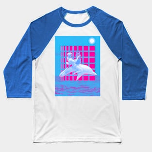 3D Arion & The Dolphin - Aesthetics Baseball T-Shirt